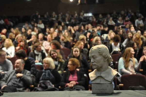Photo de la cérémonie de remise du prix Renaudot des lycéens